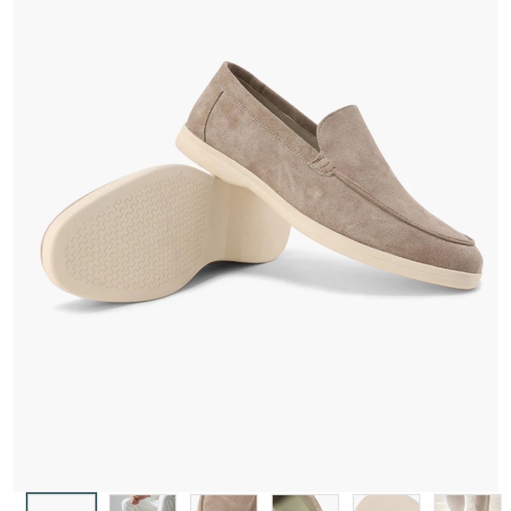 Men's Tan Slip-On Loafers